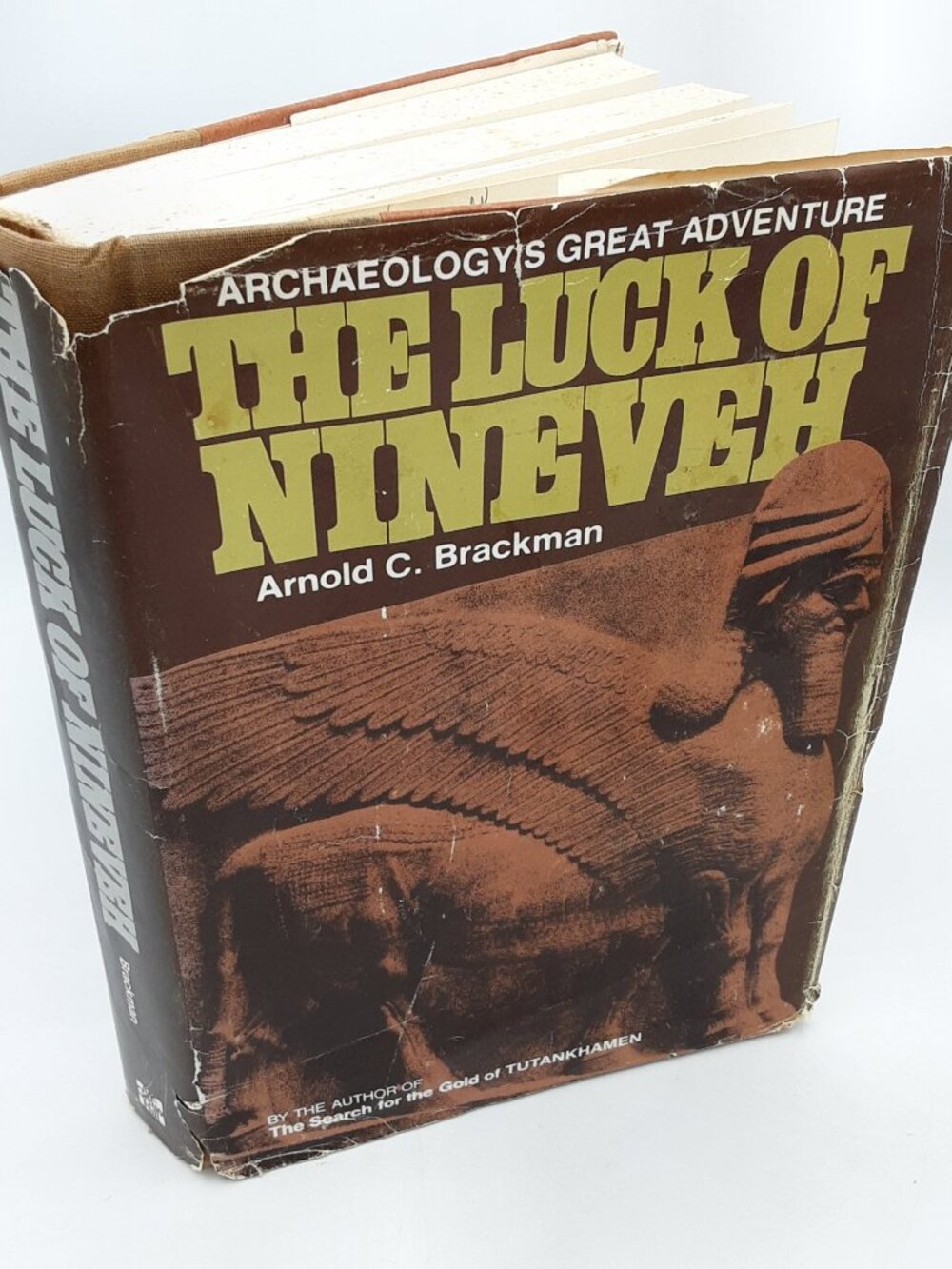 The Luck of Nineveh ARNOLD C. BRACKMAN 1978 HBDJ 1st Archaeology Adventures
